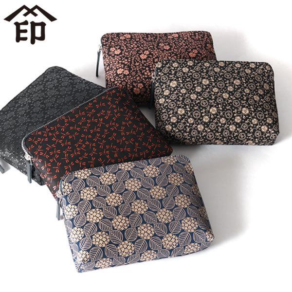 印傳屋 ポーチ 印伝 インデンヤ Inden Ya 印傳屋 No 14 ポーチ 小物入れ ケース レディース メンズ 和小物 和柄 本革 漆 日本製 4414 Mulwvoesmi E Avisa No