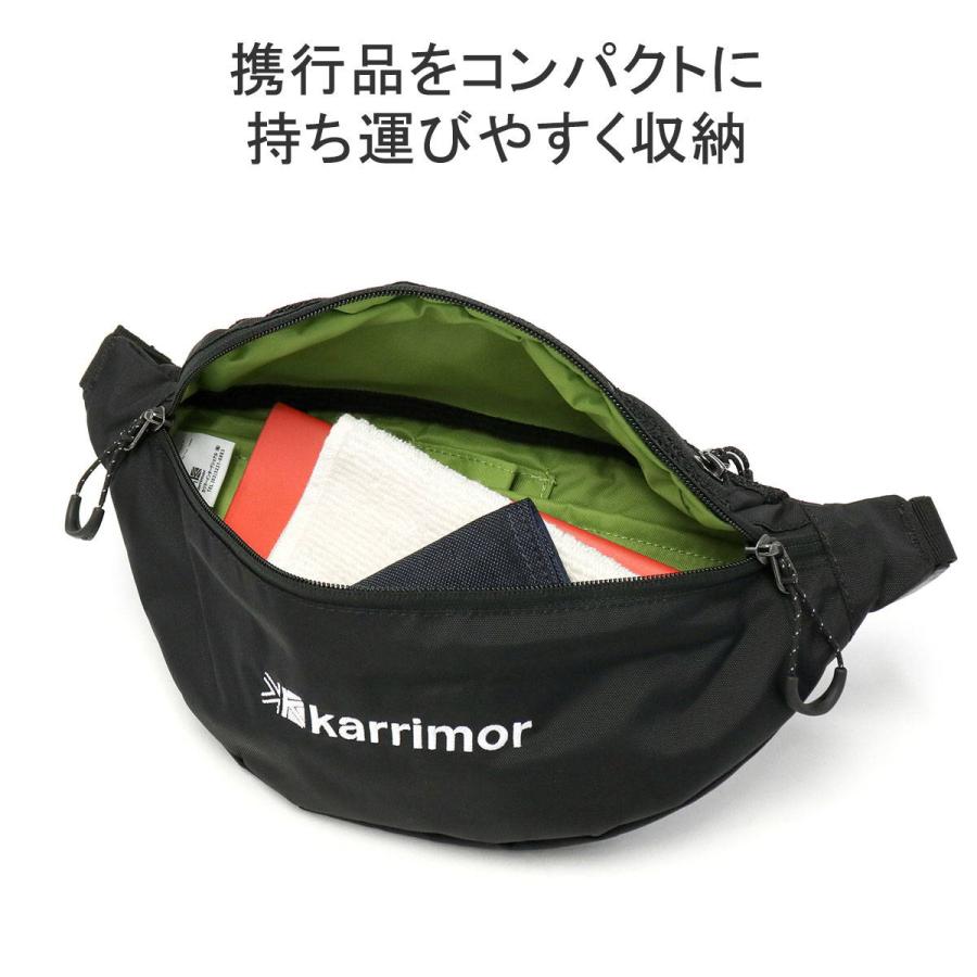 カリマー ウエストバッグ karrimor fanny pack ファニー パック ボディバッグ ウエストポーチ 斜めがけ 2L 横型 メンズ レディース 501024｜galleria-onlineshop｜09