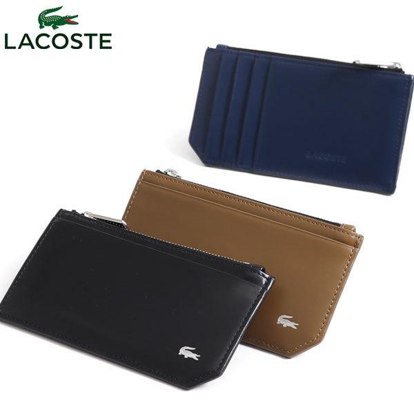 LACOSTE（ラコステ） 財布 ファスナー 本革 薄い Men's Premium 2