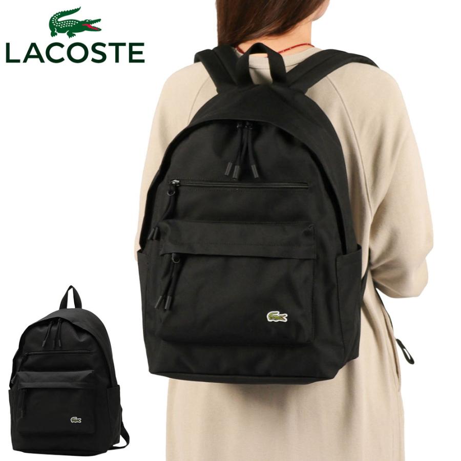 LACOSTE ラコステ コンセプト リュック バックパック ブラック LACOSTE（ラコステ） 最大50%☆10/2迄 リュック バックパック ブランド