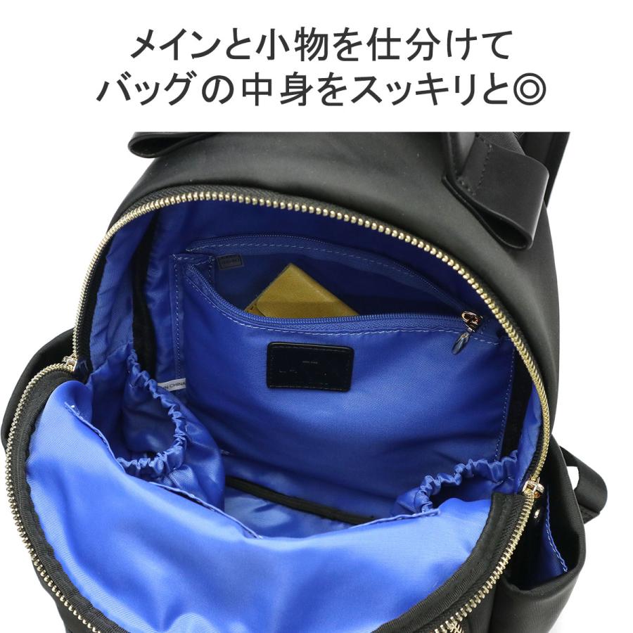 最大40%★4/28限定 ランバンオンブルー リュック レディース シンプル 黒 リュックサック LANVIN en Bleu ミニリュック バッグ ブランド 軽い 小さめ 484032｜galleria-onlineshop｜09