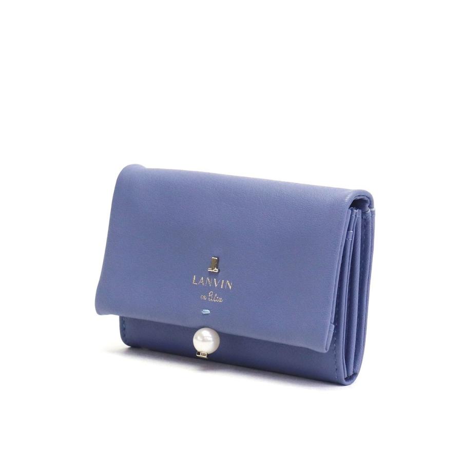 最大40%★4/28限定 ランバンオンブルー 名刺入れ LANVIN en Bleu カードケース シャペル 本革 パール レディース 480725｜galleria-onlineshop｜13