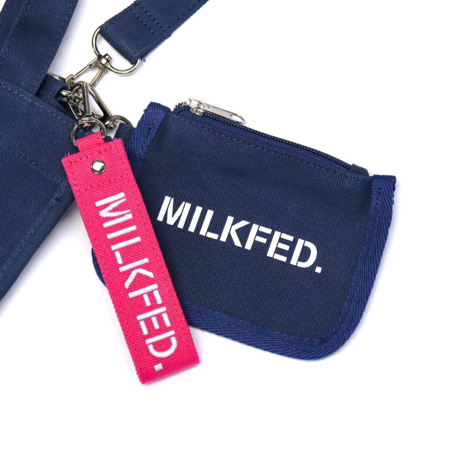 最大32%★4/29限定 ミルクフェド ショルダーバッグ MILKFED. EMBROIDERED BAR MINI SHOULDER BAG W/STRAP トートバッグ 2WAY 小さめ レディース 103213053009｜galleria-onlineshop｜25