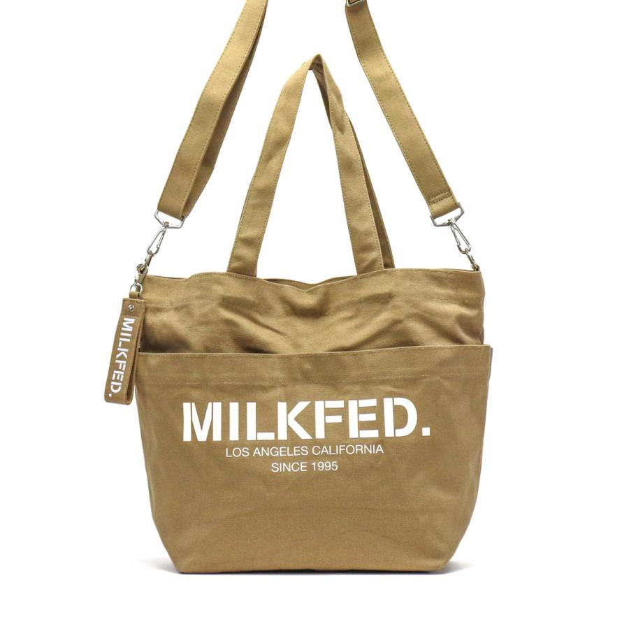 最大41%★4/29限定 ミルクフェド トートバッグ MILKFED. 2WAY SHOULDER BAG 2WAY ショルダーバッグ トート A4 大きめ 通学 通勤 レディース 103213053019｜galleria-onlineshop｜07