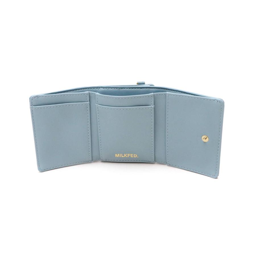 最大41%★4/29限定 ミルクフェド 財布 MILKFED. SOLID COLOR TRI-FOLD WALLET 三つ折り財布 ミニ財布 コンパクト 小銭入れ 軽い レディース 103224054013｜galleria-onlineshop｜11