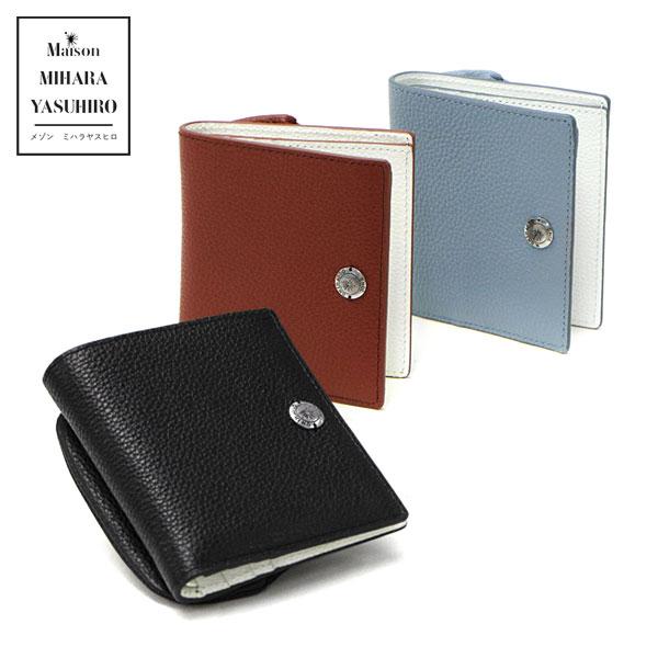 MIHARA YASUHIRO ミハラヤスヒロ2つ折レザーウォレット革財布 MAISON MIHARA YASUHIRO（メゾン ミハラヤスヒロ） 最大50%☆10/7限定