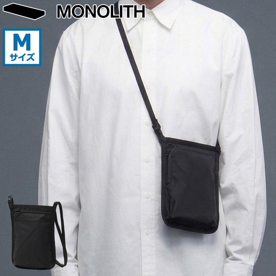 MONOLITH（モノリス） 正規品1年保証 ネックポーチ おしゃれ メンズ