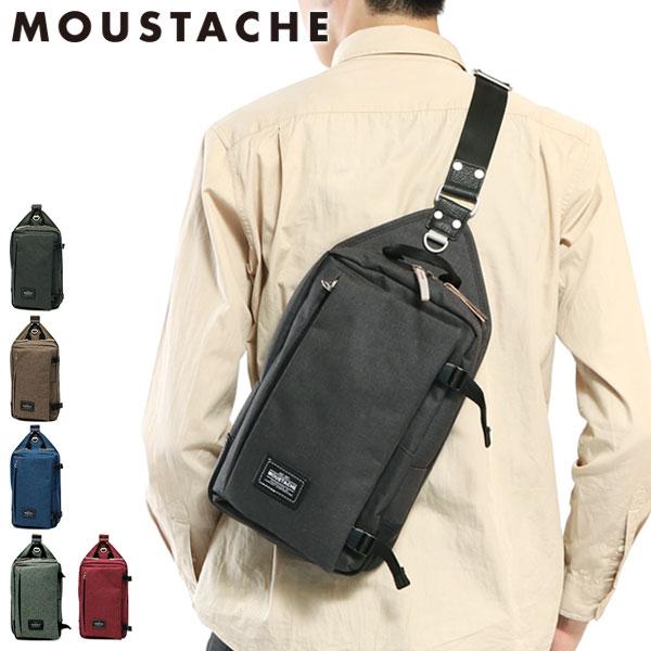 最大40%★4/28限定 ムスタッシュ ボディバッグ MOUSTACHE ワンショルダー 斜め掛け タテ型 メンズ レディース VUV-4600｜galleria-onlineshop