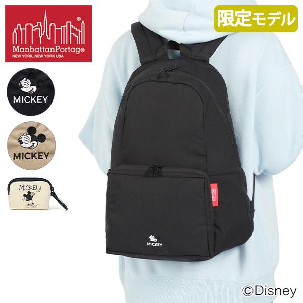 未使用　マンハッタンポーテージ　ディズニー　コラボ　リュック　ブラック Manhattan Portage（マンハッタンポーテージ） 最大50%☆10/16迄 日本