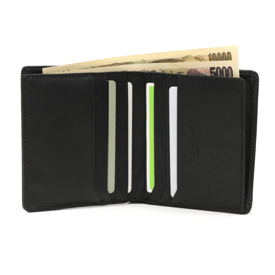 【美品!】マスターピース☆折り財布 glossシリーズ ブラックレザー 小銭入付 master-piece（マスターピース） 正規取扱店 財布 二つ折り財布 ミドル