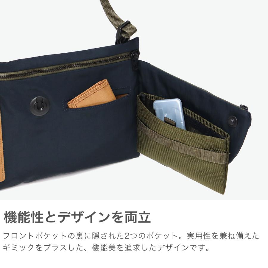 マスターピース MASTER-PIECE サコッシュ ネイビー×キャメル マスターピース MASTER-PIECE サコッシュ ネイビー×キャメル