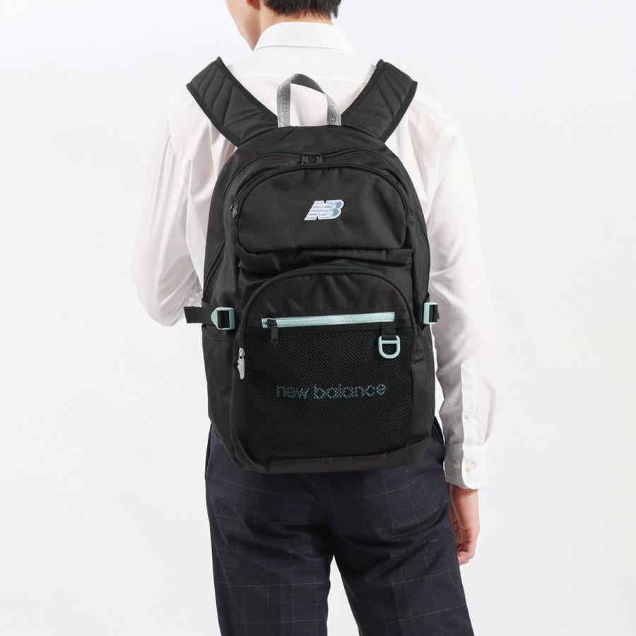 最大31%★5/15限定 ニューバランス リュック レディース メンズ 大容量 おしゃれ 通学 new balance 30L 軽量 A4 B4 撥水 女子 中学 高校 LAB45695｜galleria-onlineshop｜08