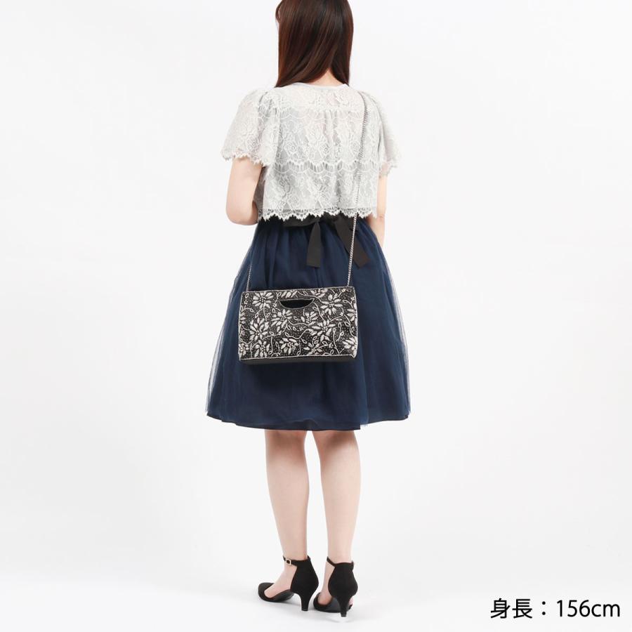 最大40%★5/15限定 ノクチルカ パーティーバッグ 結婚式 ショルダー クラッチバッグ NOCTILUCA パーティー 2WAY チェーン レディース ビーズ 刺繍 花柄 778267｜galleria-onlineshop｜07