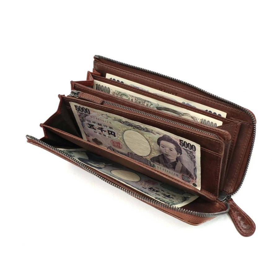 高級本革　新品　NOMADOI 長財布　財布　レザー　メンズ　ブラウン　n2 長財布 世界的に有名な