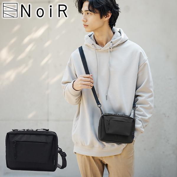 ノアール ショルダーバッグ メンズ レディース NoiR 小さめ コンパクト 斜め掛け バッグ ポーチ 軽量 撥水 黒 Switch shoulder N24002 爆買 | NoiR（バッグ）