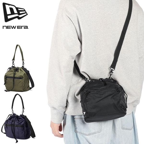 最大51%★8/23迄 正規取扱店 NEW ERA ショルダーバッグ メンズ レディース 斜めがけバッグ 小さめ ニューエラ 巾着バッグ 2WAY ドローストリング ポーチ 3L
