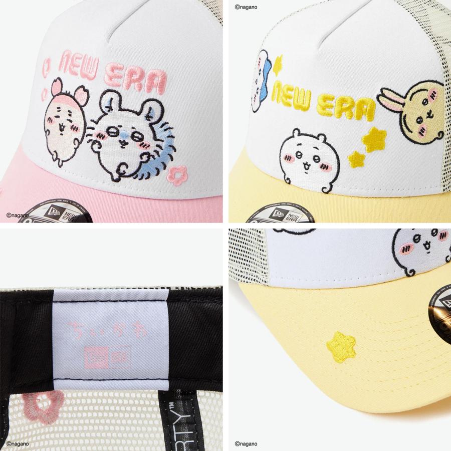 ちいかわ ニューエラ　ニット帽NEW ERA® 黒・グレー・ピンク、3色セット NEW ERA（ニューエラ） キッズサイズ ちいかわ コラボ キャップ Youth