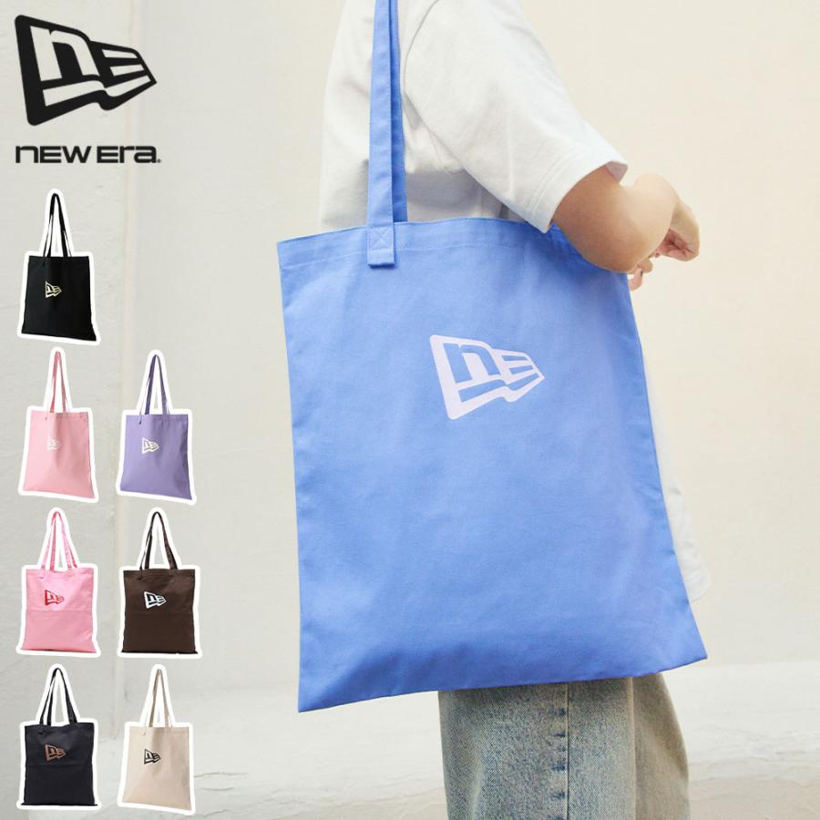 最大41%★10/16迄 正規取扱店 NEW ERA トートバッグ メンズ レディース 大きめ ニューエラ トート バッグ 軽量 軽い 肩掛け A4 B4 通学 綿 コットンツイル | NEW ERA