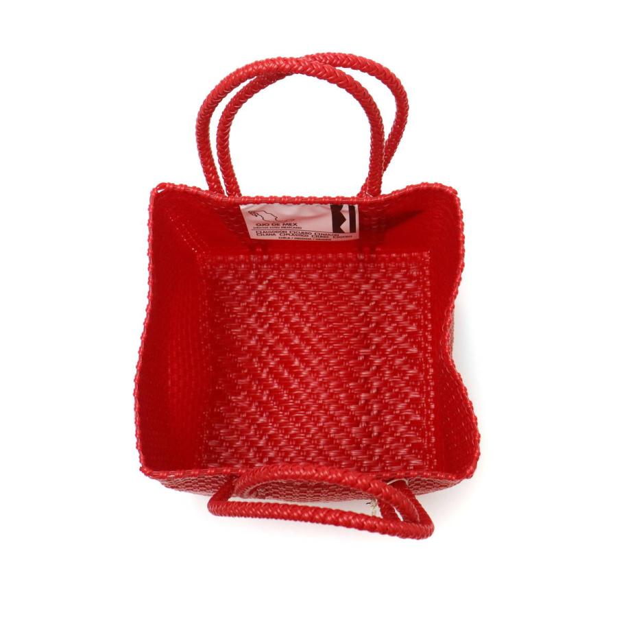 最大40%★4/28限定 オホ デ メックス トートバッグ OJO DE MEX Plastico CAGO Tote Cube メルカドバッグ かごバッグ A5 小さめ ビニール 軽量 レディース｜galleria-onlineshop｜19