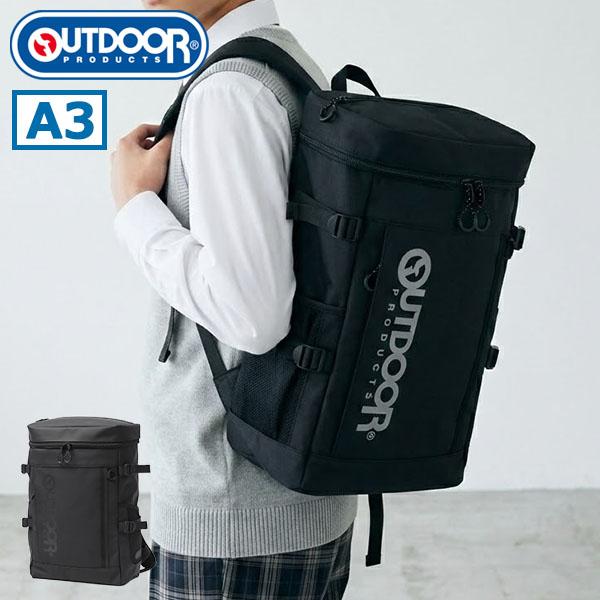 最大42%★4/23迄 アウトドアプロダクツ リュック メンズ レディース 通学 大容量 OUTDOOR PRODUCTS おしゃれ 高校生 PC A3 通学リュック ブラック 黒 ODA101 | OUTDOOR PRODUCTS