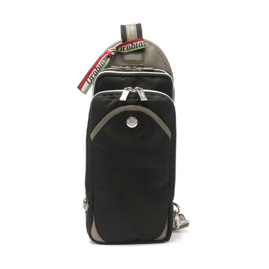 最大28%★8/30限定 日本正規品 オロビアンコ ボディバッグ Orobianco ワンショルダーバッグ SPADA-H 斜めがけ 2層 ナイロン 本革 ブランド メンズ 92168 mm 約