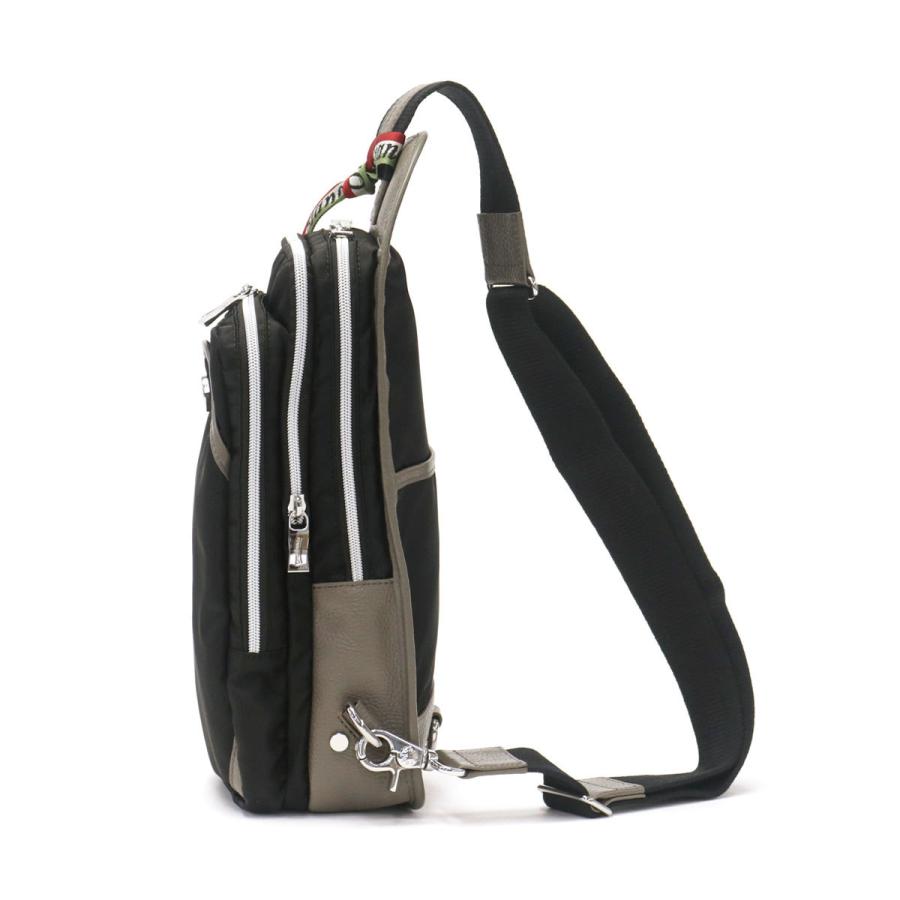 最大28%★8/30限定 日本正規品 オロビアンコ ボディバッグ Orobianco ワンショルダーバッグ SPADA-H 斜めがけ 2層 ナイロン 本革 ブランド メンズ 92168 mm 約