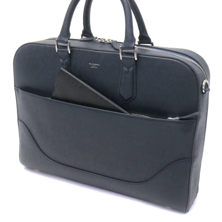 ケアセット＋選べるノベルティ ペッレモルビダ ブリーフケース PELLE MORBIDA 2WAY A4 ビジネスバッグ メンズ レディース Capitano キャピターノ CA015の画像
