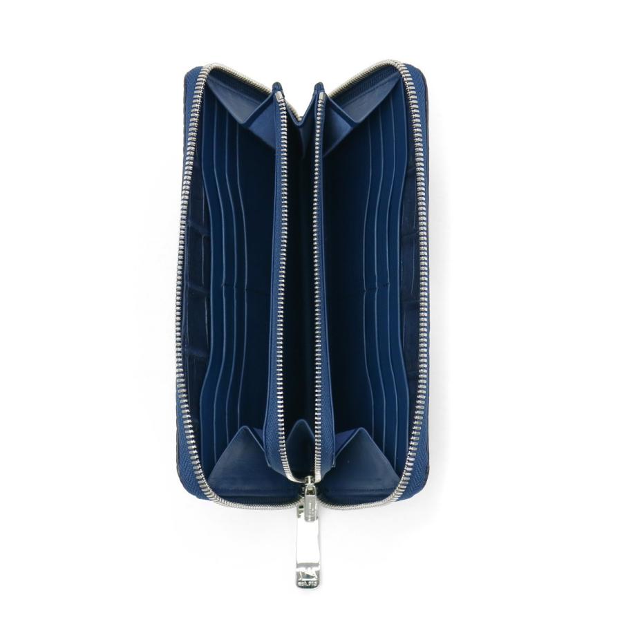 最大42%★5/28迄 ケアセット＋選べるノベルティ ペッレモルビダ 長財布 メンズ 本革 ブランド PELLE MORBIDA 財布 クロコ ラウンドファスナー CRS010Aの画像