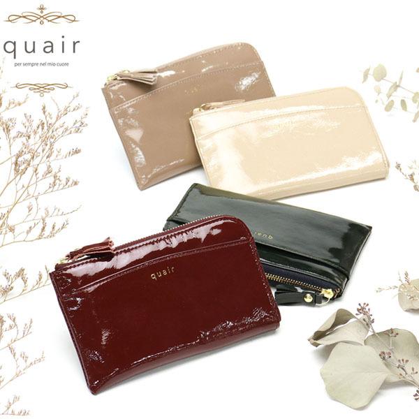 最大41%★4/15限定 レビューでQUO クアー 財布 quair L字ファスナー liva リーヴァ 小銭入れ 革 レディース ブランド 小さめ 大人可愛い おしゃれ Q213-1017 | quair