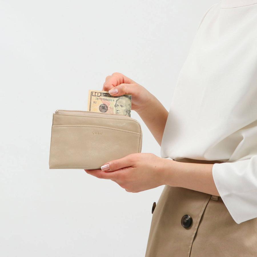 最大41%★4/15限定 レビューでQUO クアー 財布 quair L字ファスナー liva リーヴァ 小銭入れ 革 レディース ブランド 小さめ 大人可愛い おしゃれ Q213-1017 | quair | 11