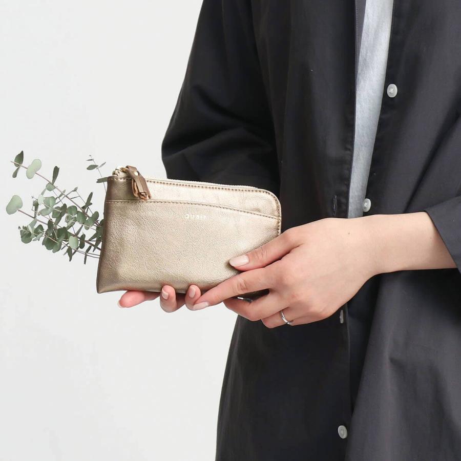 財布 レディース 本革 L字ファスナー財布 コンパクト 大人可愛い クアー quair tuli おしゃれ Q211-1011|galleria-onlineshop|13