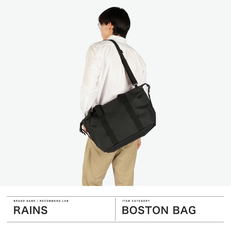 レインズ Rains ベージュボストンバッグ RAINS レインズ ボストンバッグ メンズ レディース 旅行 バッグ