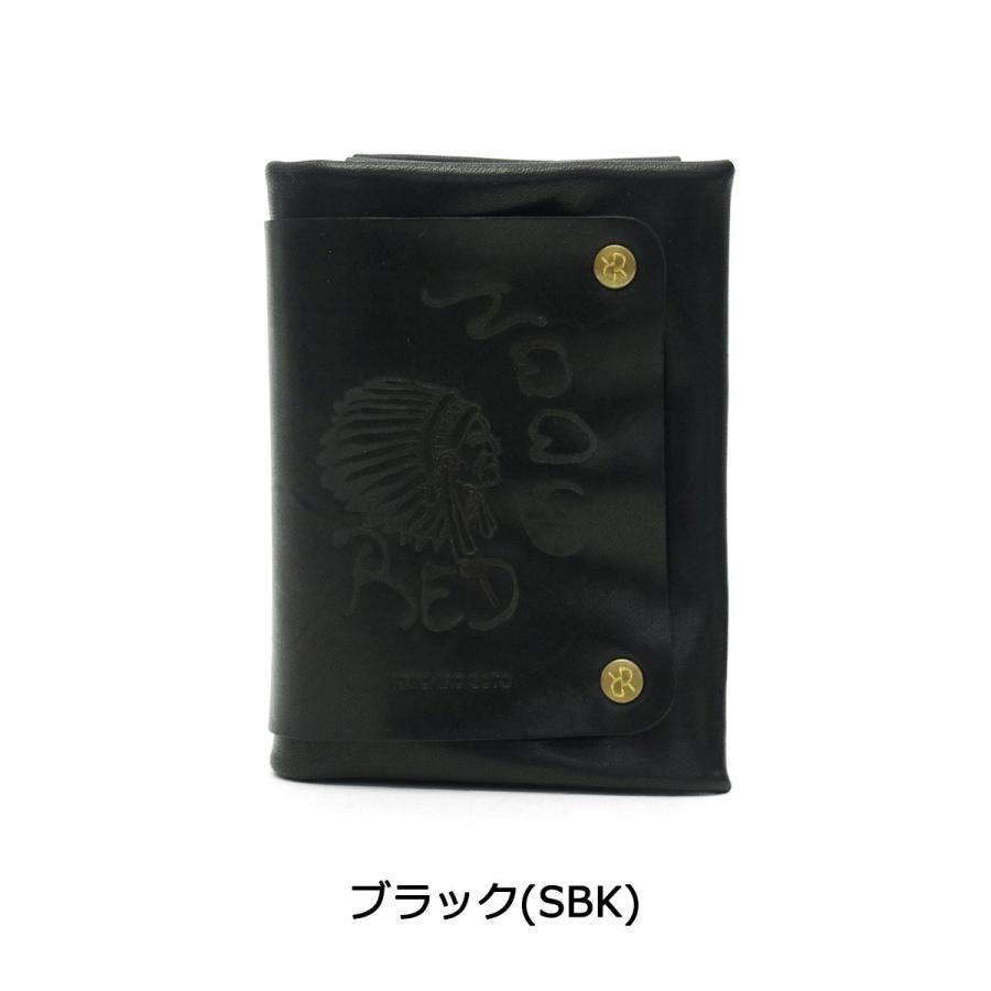 ★限定出品★ REDMOON レッドムーン レザー ウォレット 折り財布 黒 革 REDMOON（レッドムーン） 最大45%☆6/5限定 選べるWノベルティ 正規
