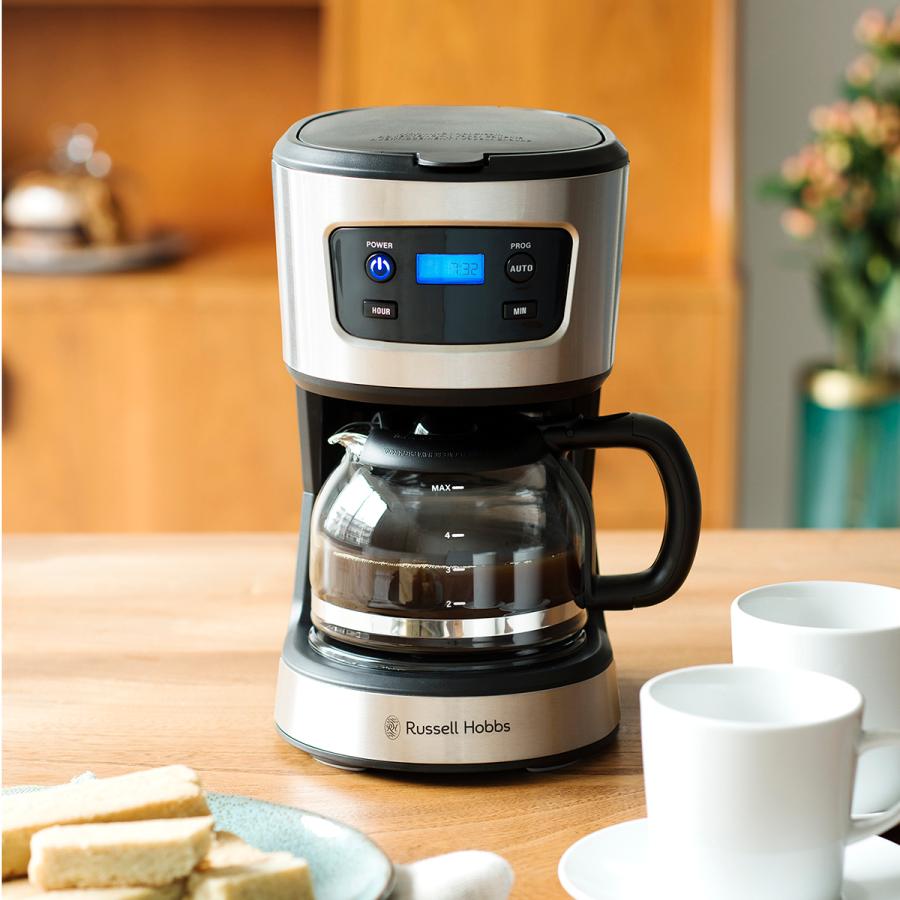 もれなく珈琲粉プレゼント 正規品1年保証 ラッセルホブス コーヒーメーカー Russell Hobbs ベーシックドリップ コーヒー 保温 タイマー 5杯 750ml 7620JP｜galleria-onlineshop｜06