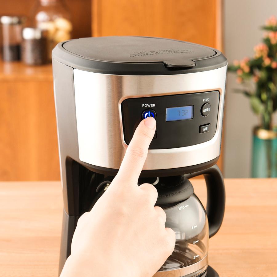 もれなく珈琲粉プレゼント 正規品1年保証 ラッセルホブス コーヒーメーカー Russell Hobbs ベーシックドリップ コーヒー 保温 タイマー 5杯 750ml 7620JP｜galleria-onlineshop｜08