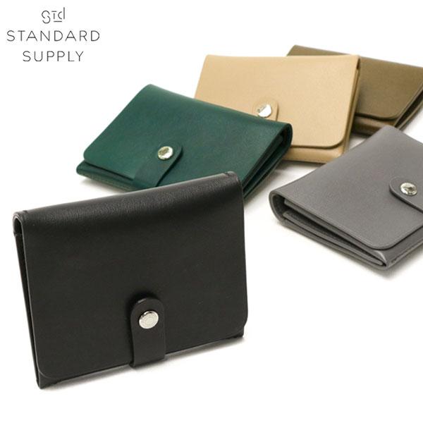 『STANDARD SUPPLY 』PALレザーslim-wallet グレー STANDARD SUPPLY（スタンダードサプライ） セール40%OFF 正規取扱店 二