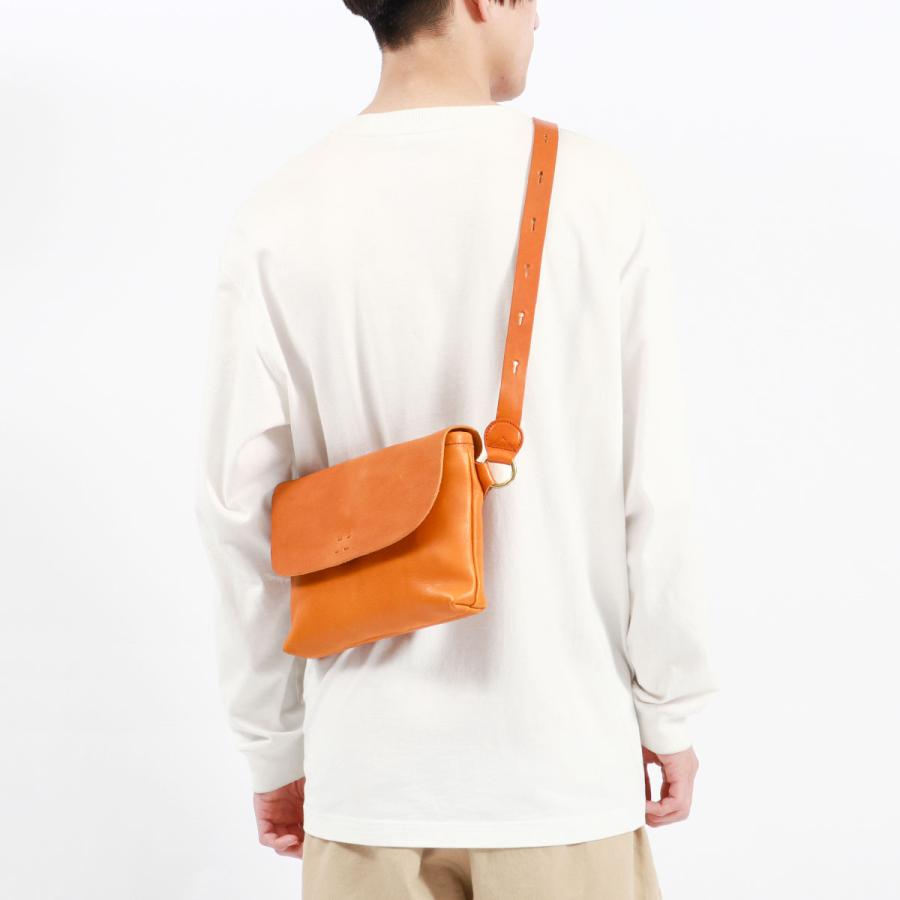 最大40%★5/15限定 当店限定モデル スロウ ショルダーバッグ SLOW 斜めがけ bono ボノ flap waist bag 本革 栃木レザー 日本製 メンズ レディース 858S15LG｜galleria-onlineshop｜05