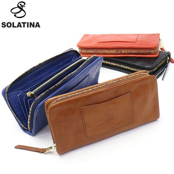 最大36%★5/9限定 ソラチナ 長財布 SOLATINA 財布 本革 ラウンドファスナー SW-60050 ブランド メンズ レディース｜galleria-onlineshop