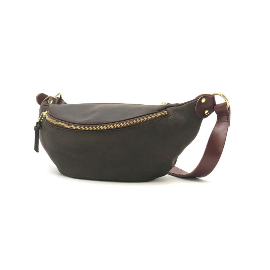 最大30%★5/1限定 スロウ ボディバッグ SLOW バッグ kudu leather-fanny pack クーズー 本革 レザー 横型 斜めがけ 日本製 メンズ レディース 300S130J｜galleria-onlineshop｜05