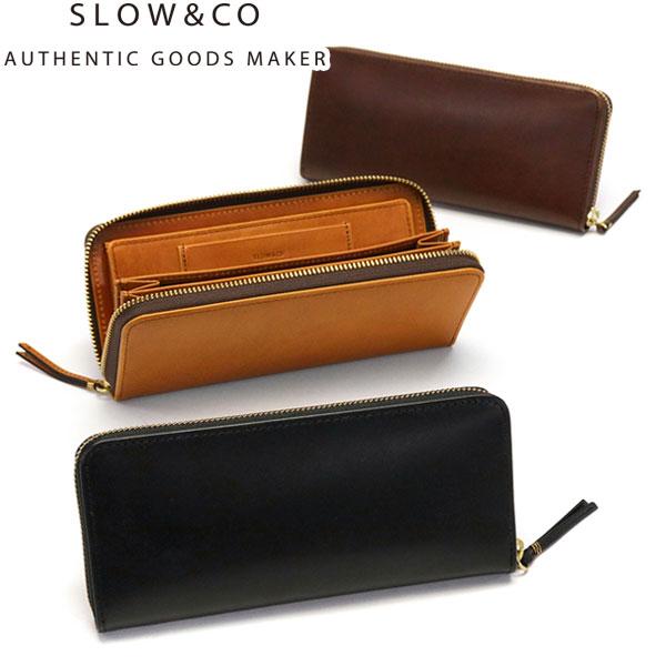 ひ*ろ様 【値下げ】SLOW スロウ 長財布 ラウンドファスナー 栃木レザー SLOW（スロウ） 最大50%☆10/7限定 長財布 ハービー herbie new round