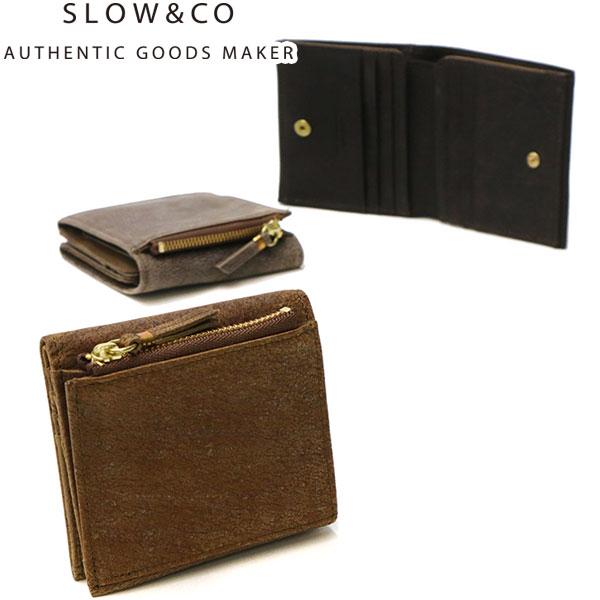 SLOW スロウ kuduクーズー mini short wallet ミニ財布 SLOW（スロウ） 最大49%☆10/8限定 二つ折り財布 クーズー kudu mini
