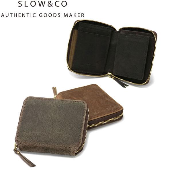 SLOW（スロウ） 最大40%☆10/8限定 二つ折り財布 クーズー kudu mini