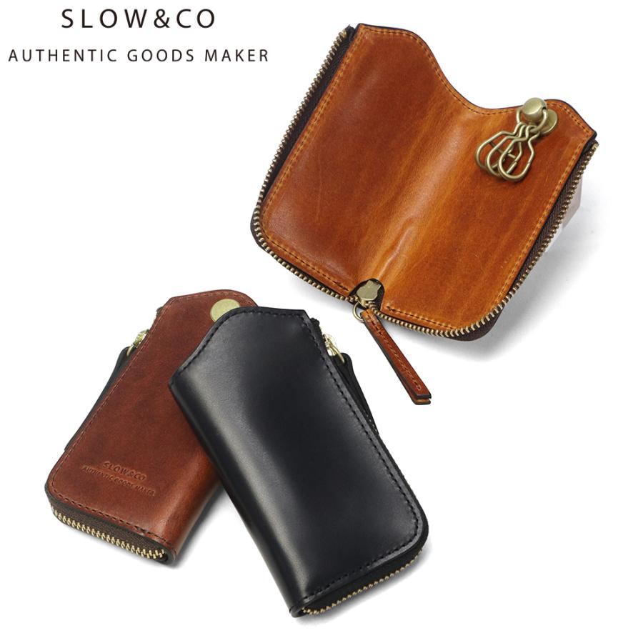SLOW 最大51%☆1/11限定 キーケース メンズ レディース 鍵入れ 小さめ