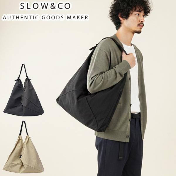 SLOW 最大51%☆1/11限定 トートバッグ メンズ レディース 大きめ A4 B4