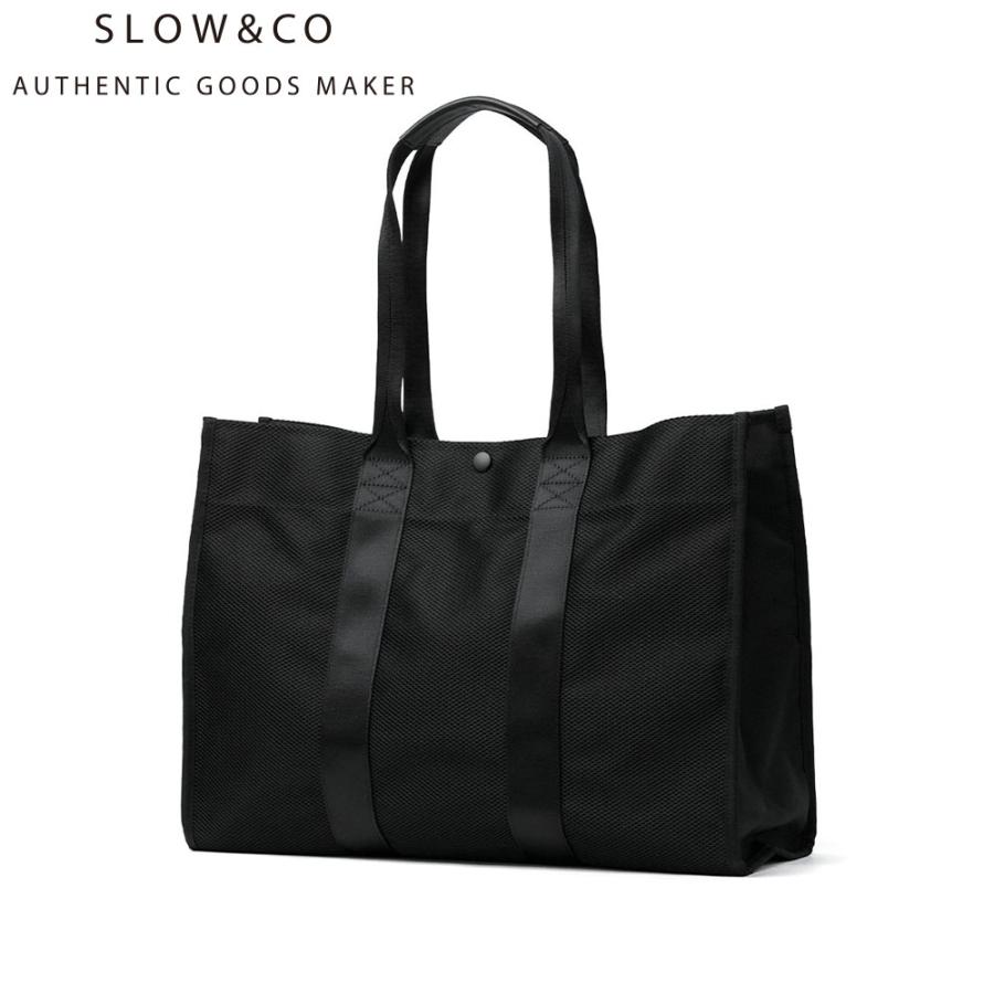 【美品】スロウ　ブラック トートバッグ SLOW 最大51%☆6/11限定 トートバッグ メンズ レディース 大きめ A4 B4
