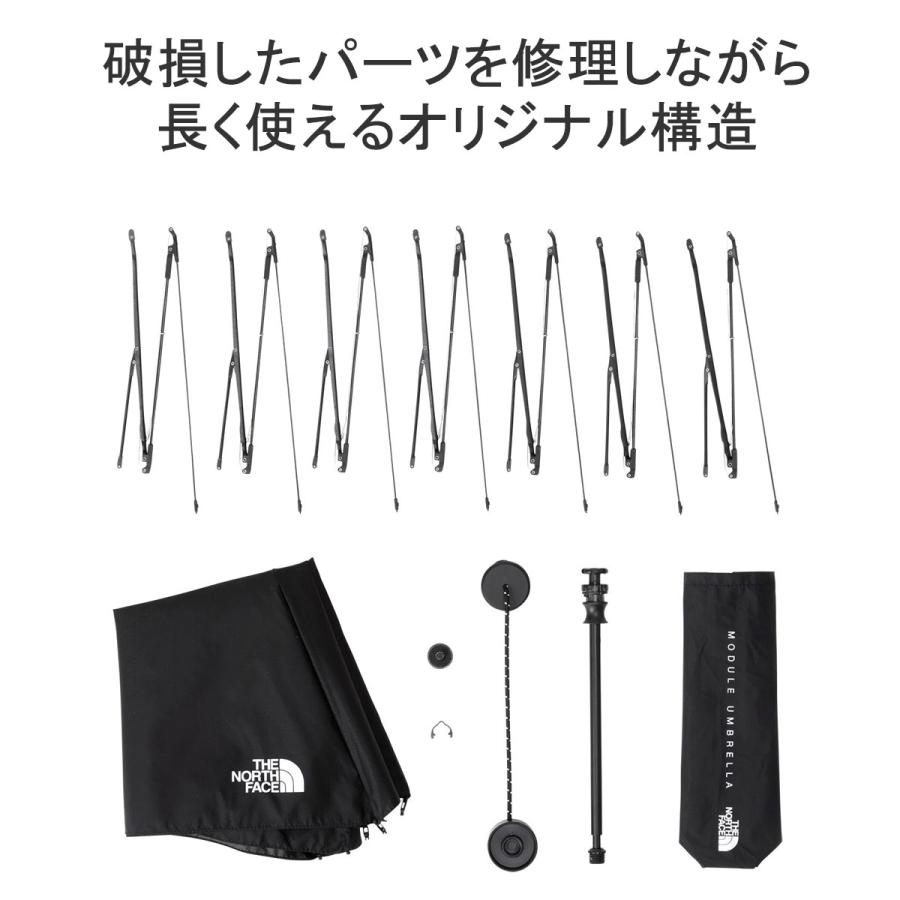 最大38%★5/23限定 日本正規品 ザ・ノース・フェイス 折りたたみ傘 軽量 メンズ レディース 晴雨兼用 雨傘 日傘 THE NORTH FACE コンパクト 手動 60cm NN32438｜galleria-onlineshop｜12