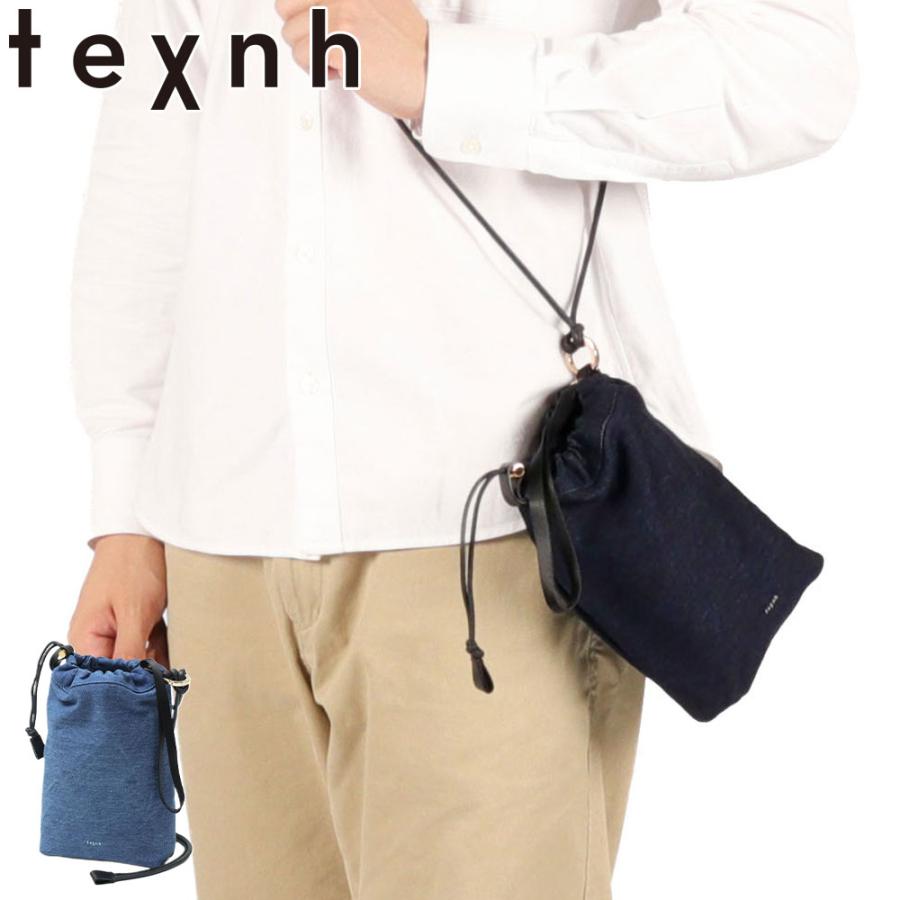 texnh テクネ ミニドローストリングポーチ 巾着 B.R. 未使用品 texnh（テクネ） 最大50%☆10/7限定 ポーチ 小物入れ ミニバッグ ミニ