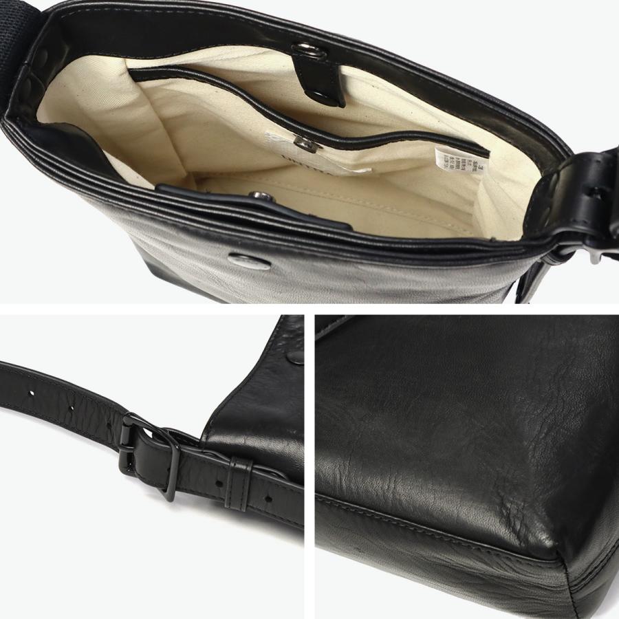 ※こじろう　トラックメッセンジャーバッグ レザー ショルダー 黒 UNTRACK セール30%OFF アントラック トートバッグ メンズ レディース