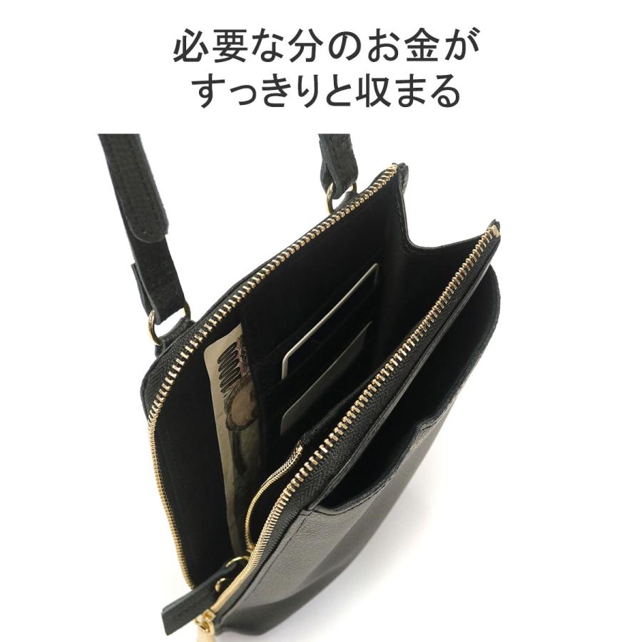 正規品 ヴィオラドーロ スマートフォンポシェット VIOLAd'ORO スマホポーチ ADRIA アドリア 財布 ショルダー 縦型 レディース V-1308｜galleria-onlineshop｜10