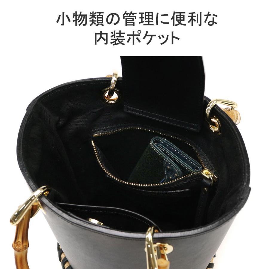 最大31%★5/15限定 正規品 ヴィオラドーロ かごバッグ VIOLAd'ORO MIRO ミロ トートバッグ バスケット バケツ型 本革 ラタン バンブー レディース V-8239｜galleria-onlineshop｜08